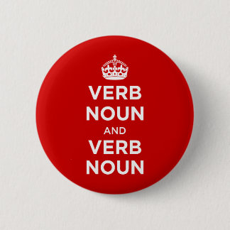 Verb Noun en Verb Noun Ronde Button 5,7 Cm