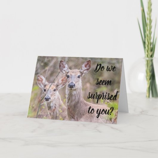 VERBAASD? DAT ZIJN WE! U BENT ***40*** KAART (Voorkant)