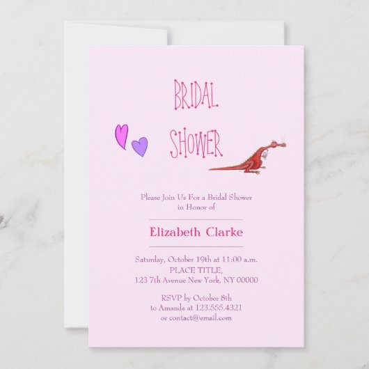 Verbaasd dragoon kaart (Voorkant)