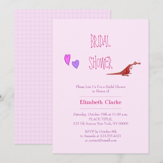 Verbaasd dragoon kaart (Voorkant / Achterkant)