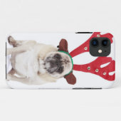 Verbaasd uitziende steker met Reindester Antlers Case-Mate iPhone Case (Achterkant (horizontaal))