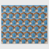 Verbaasde Basset Hound Cadeaupapier (Vlak)