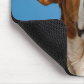 Verbaasde Basset Hound Muismat (Hoek)