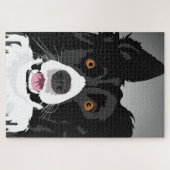 Verbaasde Hond Legpuzzel Pret - Ik Hou Van Mijn Hu (Horizontaal)