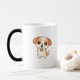 Verbaasde Hond Schattig Cartoon Personage Kawaii Magische Mok