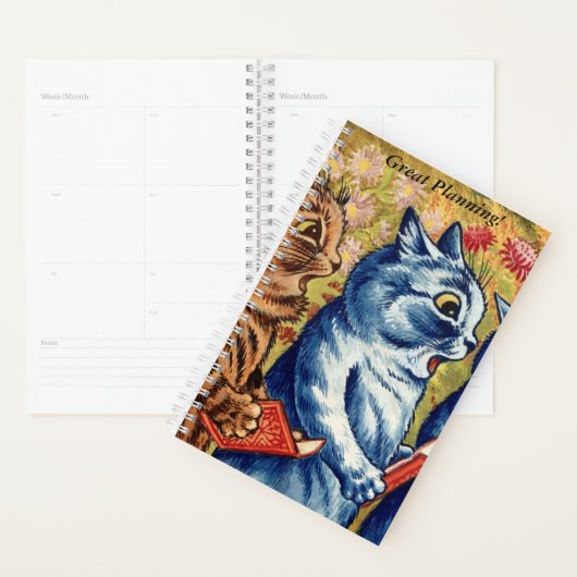 Verbaasde katten planner (Display)