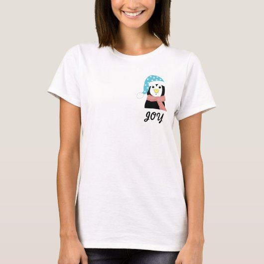Verbaasde Pinguïn T-shirt (Voorkant)