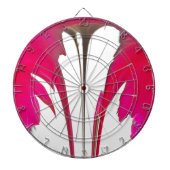 Verbaasde rode roos Hakuna Matata White sky Dartbord (Voorkant)