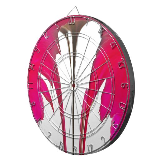 Verbaasde rode roos Hakuna Matata White sky Dartbord (Voorkant Rechts)