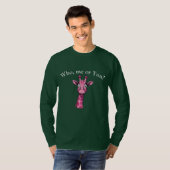 Verbaasde Roze Giraf T-shirt (Voorkant volledig)