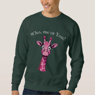 Verbaasde Roze Giraf Trui