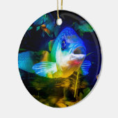 Verbaasde vis keramisch ornament (Links)