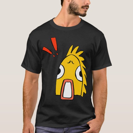 Verbaasde vis t-shirt (Voorkant)