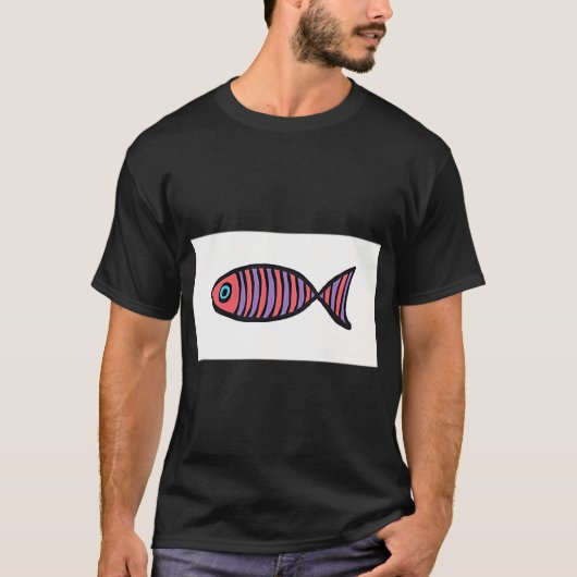 Verbaasde vis t-shirt (Voorkant)