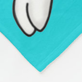 Verbaasde Zeehond Fleece Dekbed Deken (Hoek)