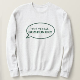 Verbal Component Sweatshirt - Light Grey