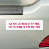 VERBAND ME NIET MET DE FEITEN - bumpersticker (Op auto)