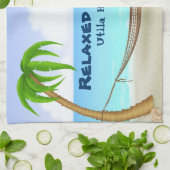 Verband met de Dood Utila Honduras Beach Theedoek (Gevouwen)