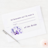 Verband met de Sticker van het bruidshuwelijk (Envelop)