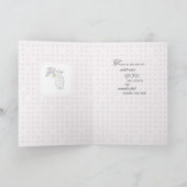 Verband Moederdag Lilacs in Vase Kaart (Binnen)