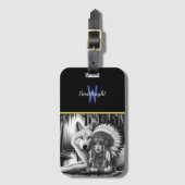 Verband tussen geesten bagagelabel (Voorkant (verticaal))