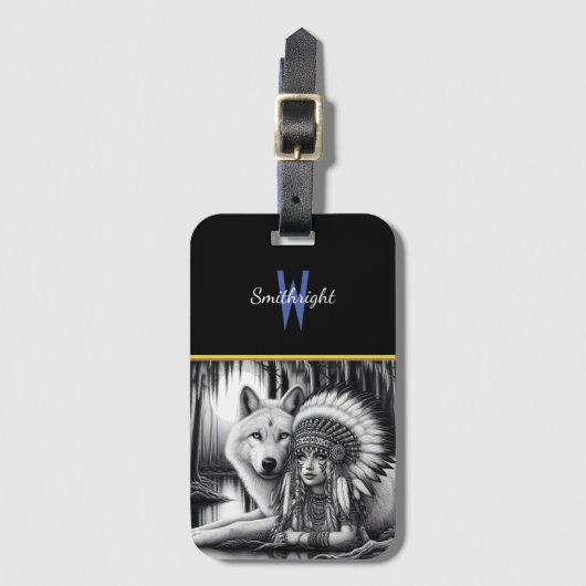 Verband tussen geesten bagagelabel (Voorkant (verticaal))