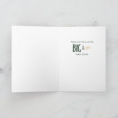 verband, verpleegster dank u op lichtgroen bedankkaart (Binnen)