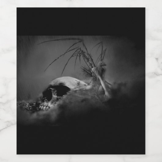 verbanning wijn etiket (Enkel label)