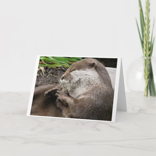 Verbazend Vakantie otter-ly Feestdagen Kaart (Voorkant)