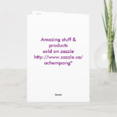 Verbazende het materiaalproducten van de kaart (Achterkant)