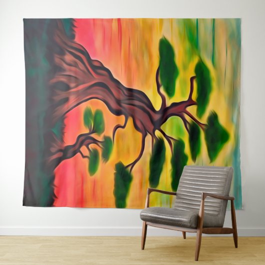 Verbazingelijke avond wandkleed (In Situ (horizontaal))