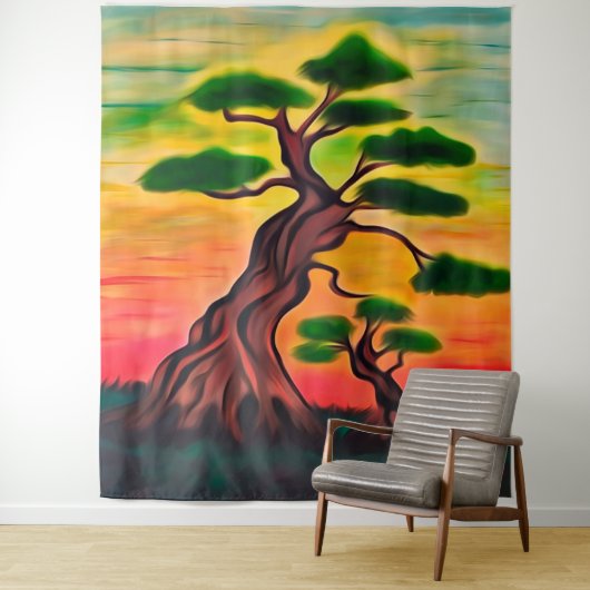 Verbazingelijke avond wandkleed (In situ)