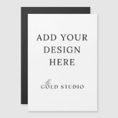 Verbazingwekkend 5 x 7 Magnetisch Briefkaart Invit (Voorkant / Achterkant)