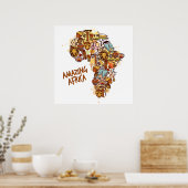 Verbazingwekkend Afrika Poster (Keuken)