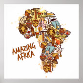 Verbazingwekkend Afrika Poster (Voorkant)