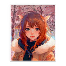 Verbazingwekkend anime meisje