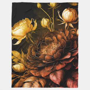 Verbazingwekkend arrangement Roest Accent Flowers Fleece Deken