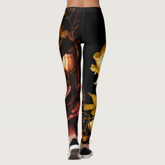 Verbazingwekkend arrangement Roest Accent  Flowers Leggings (Achterkant)