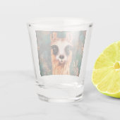 Verbazingwekkend Baby Llama Shot Glass Fun Paintin Shot Glas (Achterkant)