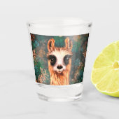 Verbazingwekkend Baby Llama Shot Glass Fun Paintin Shot Glas (Voorkant)