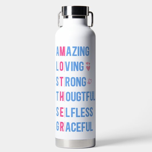 Verbazingwekkend bedachtzaam geschenk; Creëer Uw E Waterfles (Voorkant)