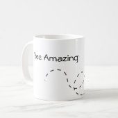 Verbazingwekkend bij koffiemok (Voorkant links)