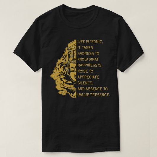 Verbazingwekkend boeddhistisch design met een cade t-shirt (Design voorkant)