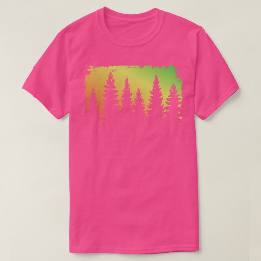 Verbazingwekkend bos silhouet t-shirt (Design voorkant)