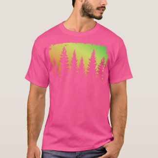 Verbazingwekkend bos silhouet t-shirt