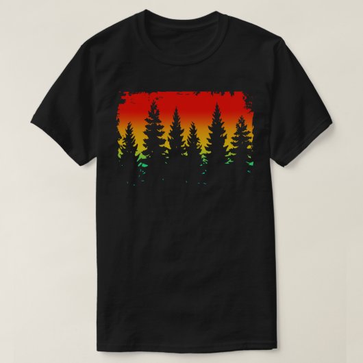 Verbazingwekkend boslandschap t-shirt (Design voorkant)
