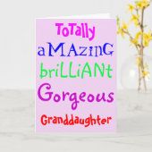 Verbazingwekkend briljant prachtig - gepersonalise kaart (Gele Bloem)