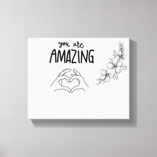 verbazingwekkend canvas afdruk (Voorkant)