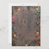 Verbazingwekkend, cool, nieuwjaarsavond kaart (Achterkant)