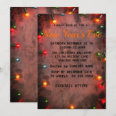 Verbazingwekkend, cool, nieuwjaarsuitnodiging kaart (Voorkant / Achterkant)